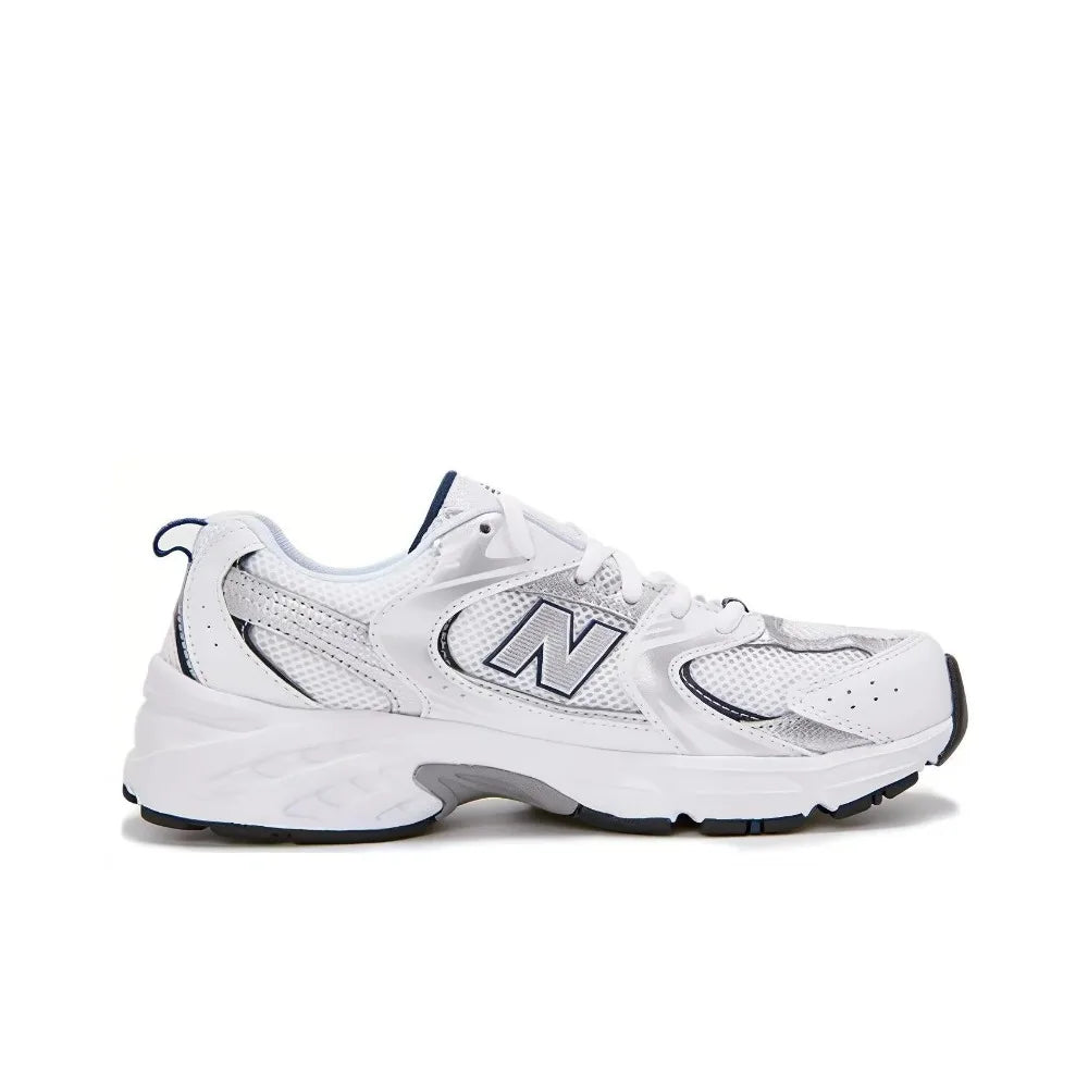 New Balance NB 530: Snug Fit, Comfortable, Cushioned, and Durable Women's Low-Top Casual Shoes in White GR530SB1 Pi-Mart