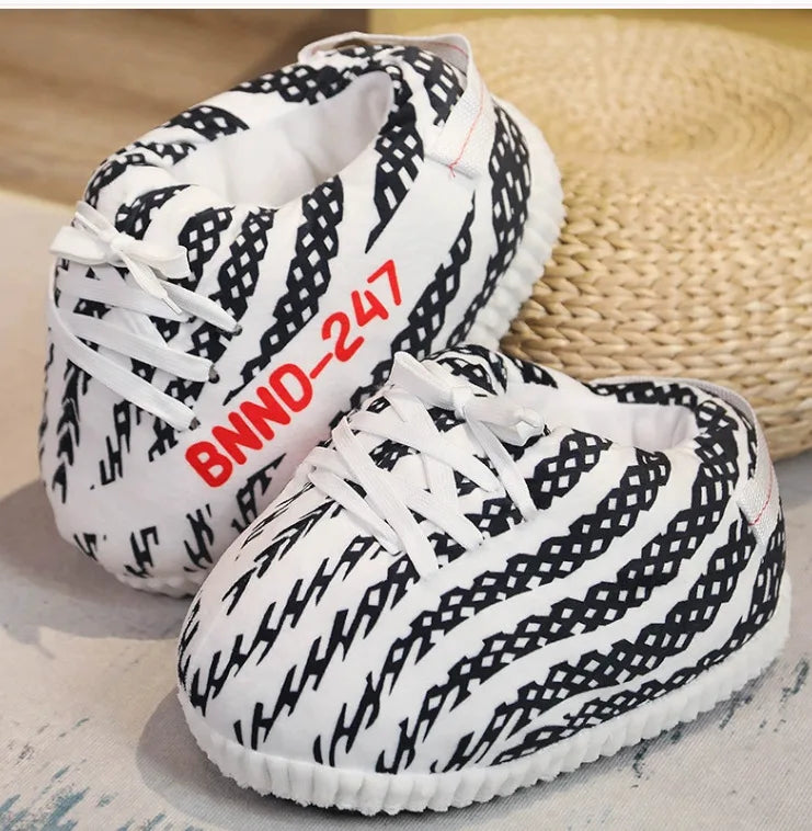 Winter Cotton Plush Shoes Women Warm Cute Indoor Home Slides Unisex One Size Sneakers Man Fashion Soft Floor Slippers  36-45 Pi-Mart