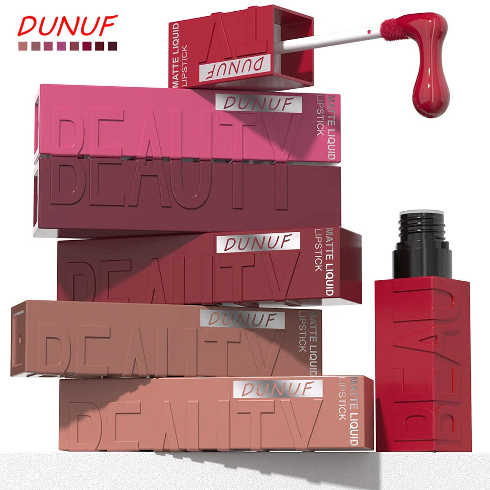 Lip Gloss Lipstick Easy To Color Waterproof Easy-color Sweat-proof Non-stick To Cups, Y2K Fancy Fashion Suitable For Christmas Tri Light Beauty