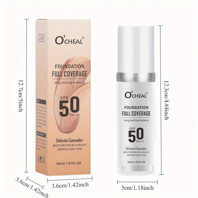 Magic Temperature Changing Liquid Foundation, Natural Foundation, Light Makeup. Long Lasting, Hard to Take Off Makeup Pi-Mart