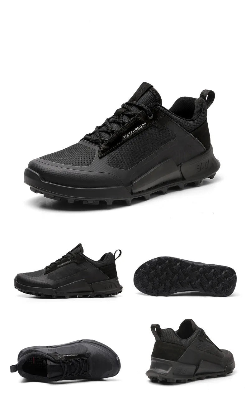 New Men's Shoes Mesh Breathable Outdoor Hiking Shoes Men Lightweight Anti Slip Waterproof Casual Sports Shoes zapatillas hombre Pi-Mart