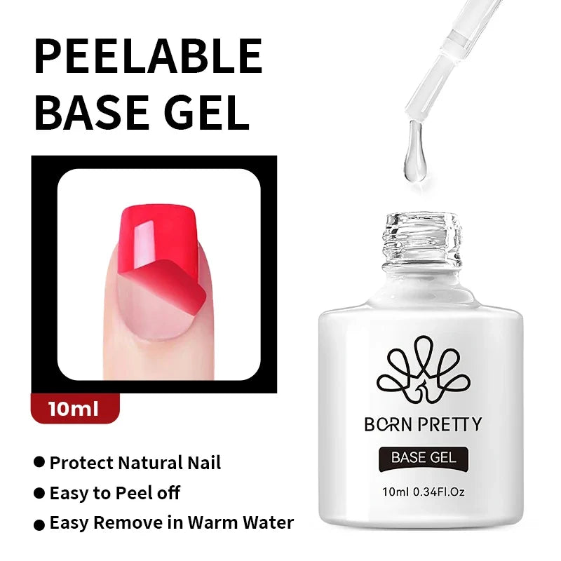 BORN PRETTY 10ml Jelly Nude Gel Nail Polish 50 Colors Semi Transparent Nail Art Nail Supplies Soak off UV LED Nails Gel Varnish Tri Light Beauty