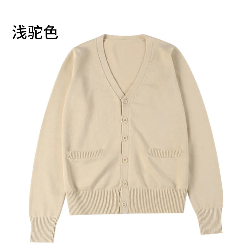 New Sweater Solid Candy Women Knit Top Fashion Female Cardigan Thin Spring Autumn Long Sleeve Adult Jacket Clothes Slim XS-2XL LadyShow.Store