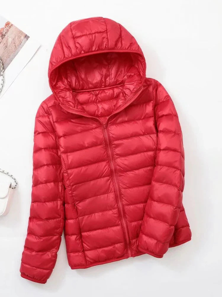 NewBang Brand Women's Down Jackets 90% Ultra Light Duck Down Women Lightweight Coat Hooded Female Windbreaker Parka Plus Coats LadyShow.Store
