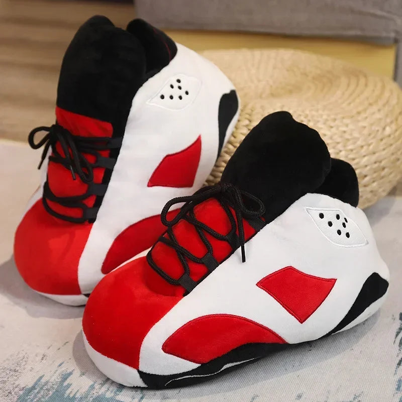 Winter Cotton Plush Shoes Women Warm Cute Indoor Home Slides Unisex One Size Sneakers Man Fashion Soft Floor Slippers  36-45 Pi-Mart