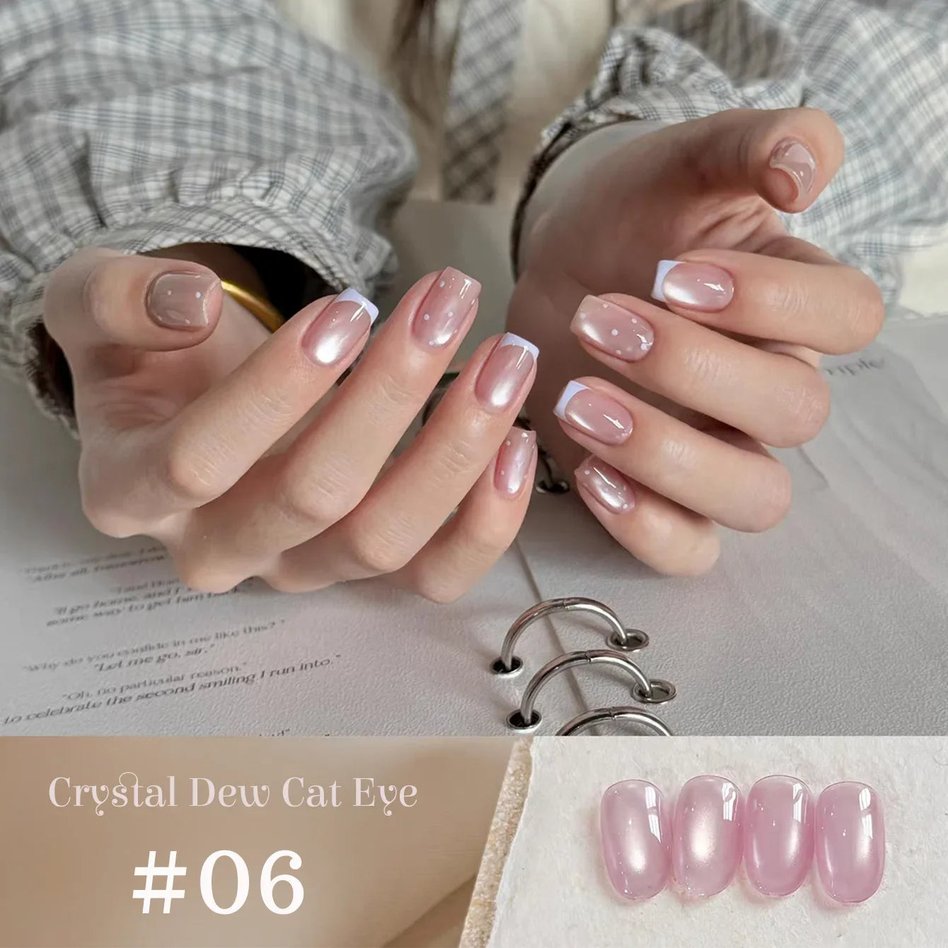 1-9pcs TC Flow Light White Cat Eye Gel Nail Polish Ultra Shine Soak Off UV Gel Mirror Glass Cat Magnet Gel Varnish Nail Supplies Tri Light Beauty