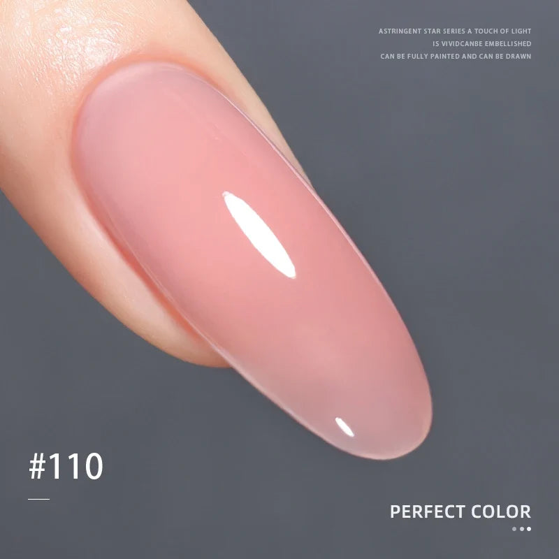 PERFECT COLOR  4-in-1 Builder Nail Gel,20g 12 Colors Rubber Base Gel Polish,Extension for DIY Salon Girls Home,Nail Art Brushes Tri Light Beauty