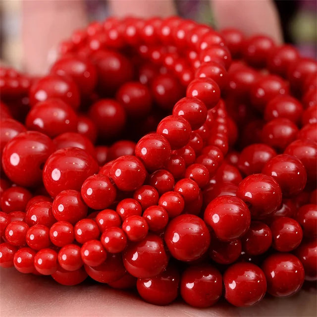 Natural Stone Beads Lava Jaspers Tiger Eye Quartz Agates Round Loose Beads for Jewelry Making DIY Bracelet Accessories 4-12MM Pi-Mart