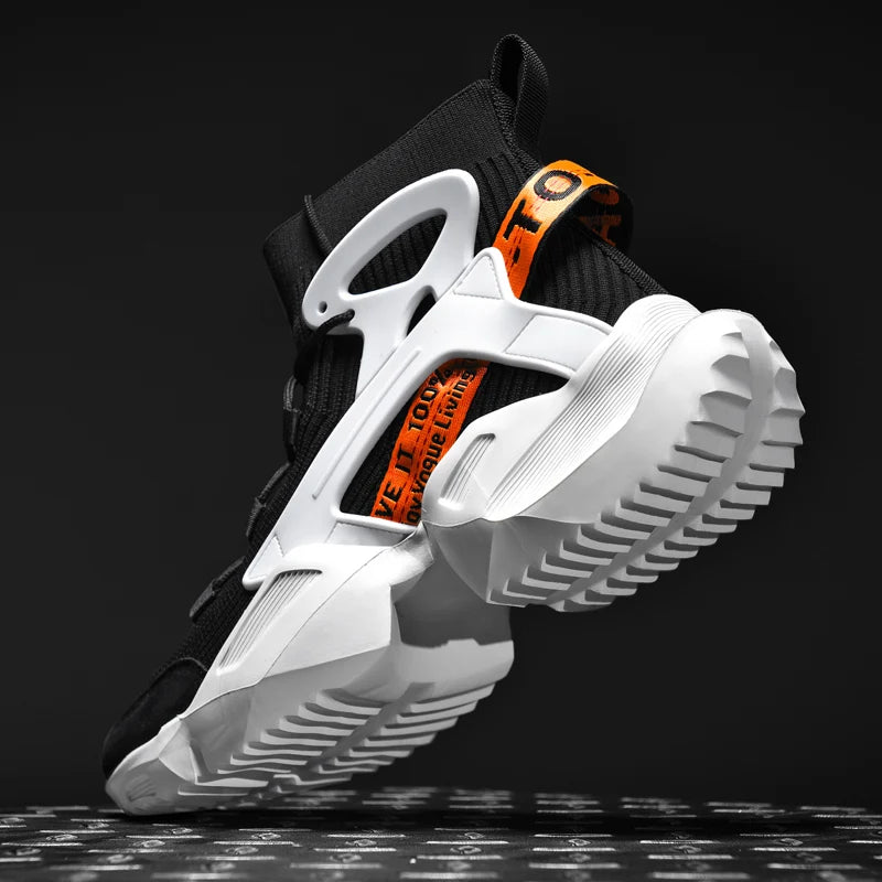 Men's Casual Sneakers Breathable Luxury Trainer Race Shoes Fashion Loafers Running Shoes for Male Pi-Mart