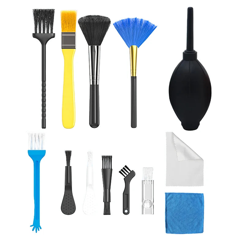 Computer Cleaning Set for PC/Laptop/Keyboard/Digital Camera Complete Electronics Maintenance Kit Air Duster Brushes Screwdriver Pi-Mart