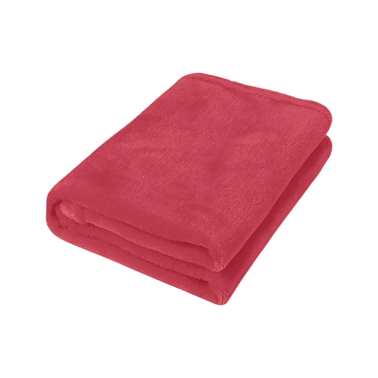 Plain Flannel Coral Blanket Small Fleece Sheet Super Warm Solid Micro Plush Fleece Blanket Throw Rug Sofa Bedding Supplies Pi-Mart