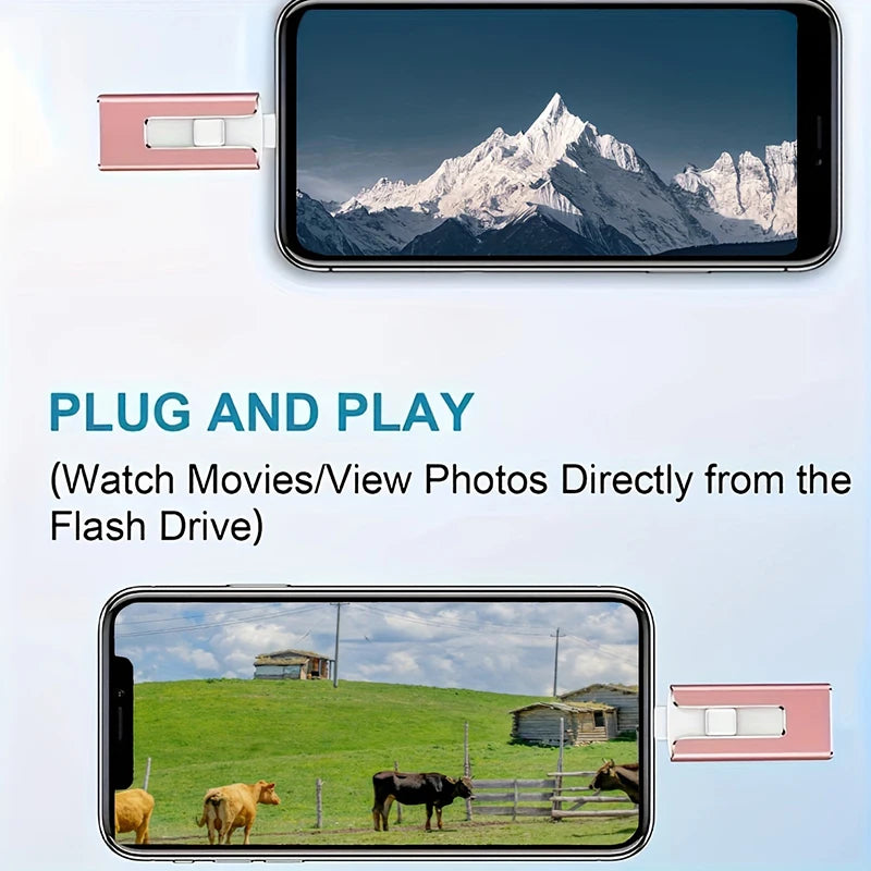 4 In1 OTG Micro USB 3.0  Flash Drive  Dual purpose Android TYPE-C Pen Drive Mobile Micro USB Memory Stick Drive Free For iPhone Pi-Mart