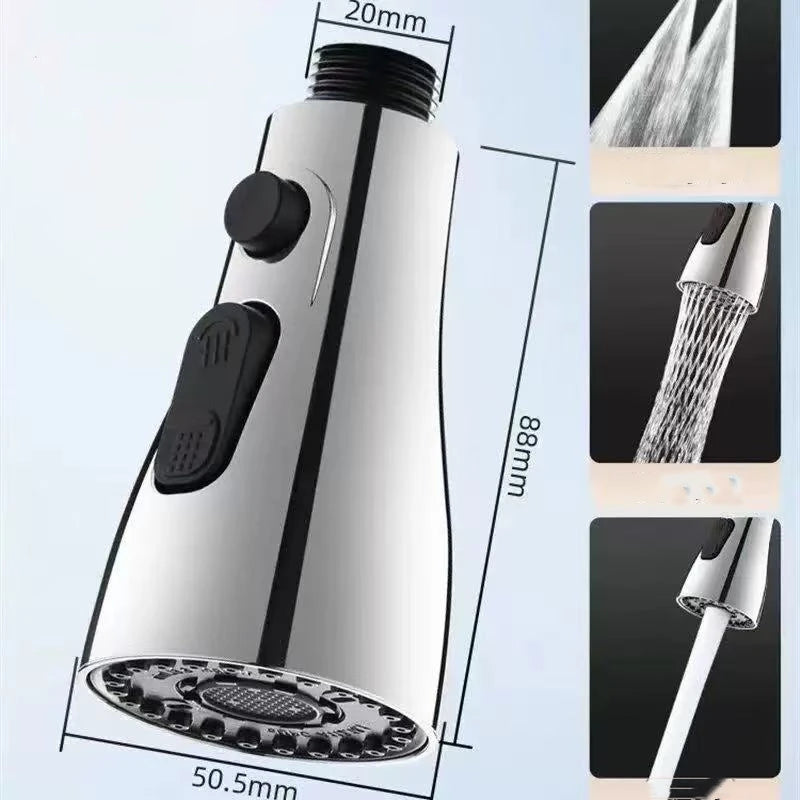 Faucet Filter Functions Kitchen Sink Shower Spray Sink Filter Tap Pull-Out Nozzle Bathroom Toilet Faucet Head Kitchen Faucet Pi-Mart