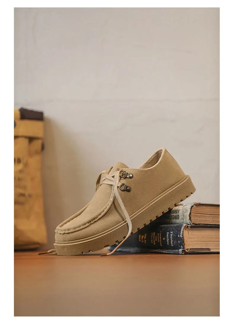 Men Thick Soled Sneakers Fashion Spring/Autumn Soft Board Shoes Personalized Trend Versatile Multi Functional Men Casual Shoes Pi-Mart