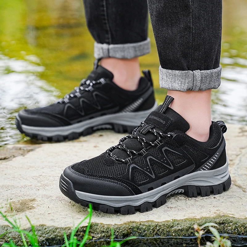 Men'S Hiking Shoes Sports Shoes Classic Design Outdoor Hiking Breathable Lightweight Sports Shoes Autumn New Items 39-48 Pi-Mart