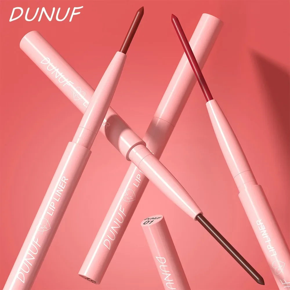 Lip Liner Pencil Long-Lasting Matte Creamy Plumping Lip Stain Waterproof Natural Nude Brown Slim Lip Liner Makeup Pi-Mart