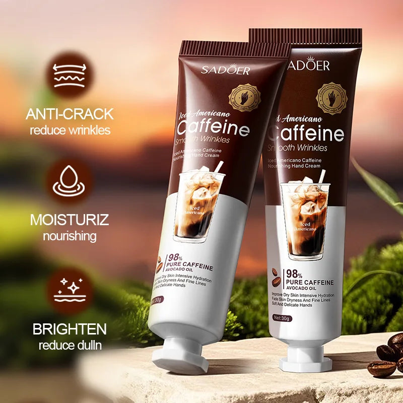 Iced Americano Coffee Hand Cream Set Deeply Moisturizes and Protects Hands in Autumn and Winter Pi-Mart