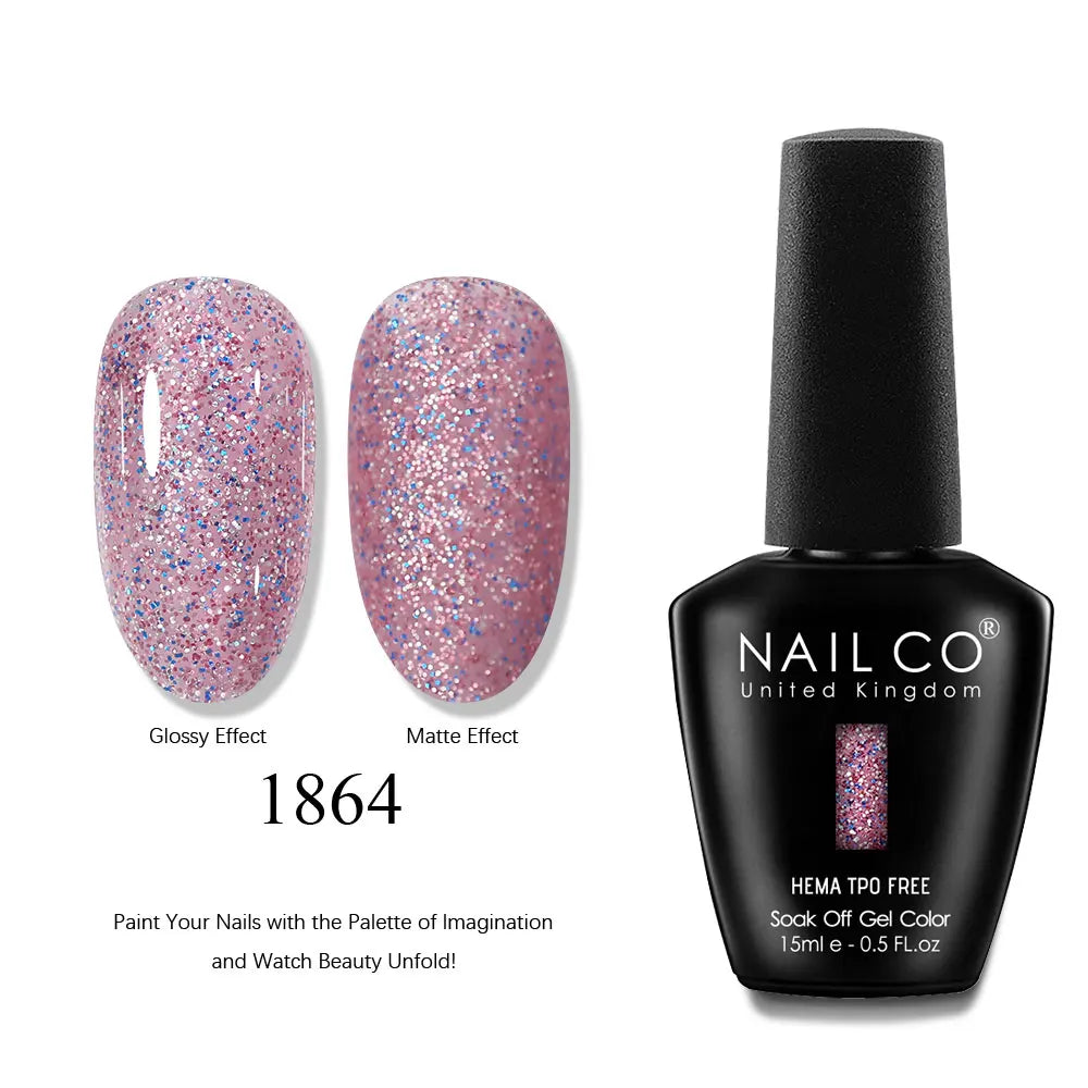 NAILCO 15ml Nails Art Gel Lack Polish Summer Hybrid Nail Varnish Manicure UV Top Coat Base HEMA TPO FREE Esmalte Nail Gel Polish Tri Light Beauty