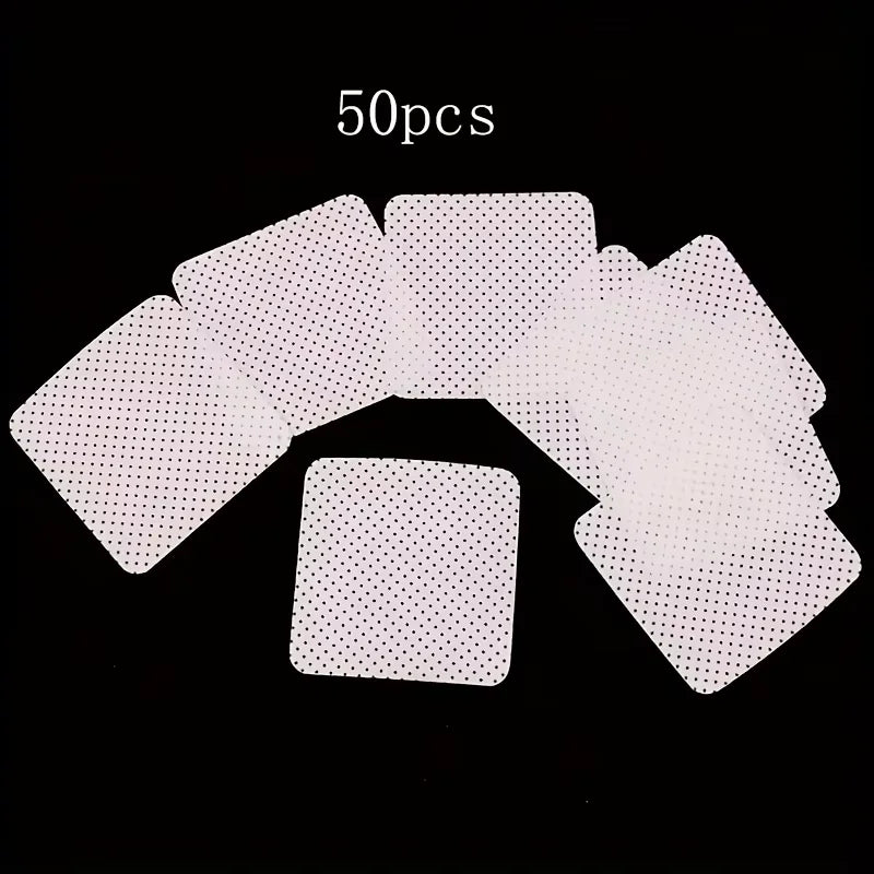50Pcs Lint Free Nail Wipes Eyelash Extension Glue Wipes Cleaner Cloth Non-Woven Fabric Nail Gel Polish Remover Cotton Pads Tri Light Beauty