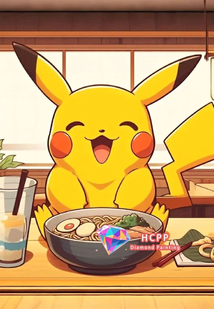Pikachu Bulbasaur Squirtle Anime Diamond Painting Kit Square Round Diamond 5D DIY Mosaic Handmade Art Exquisite Gift Home Decor Pi-Mart