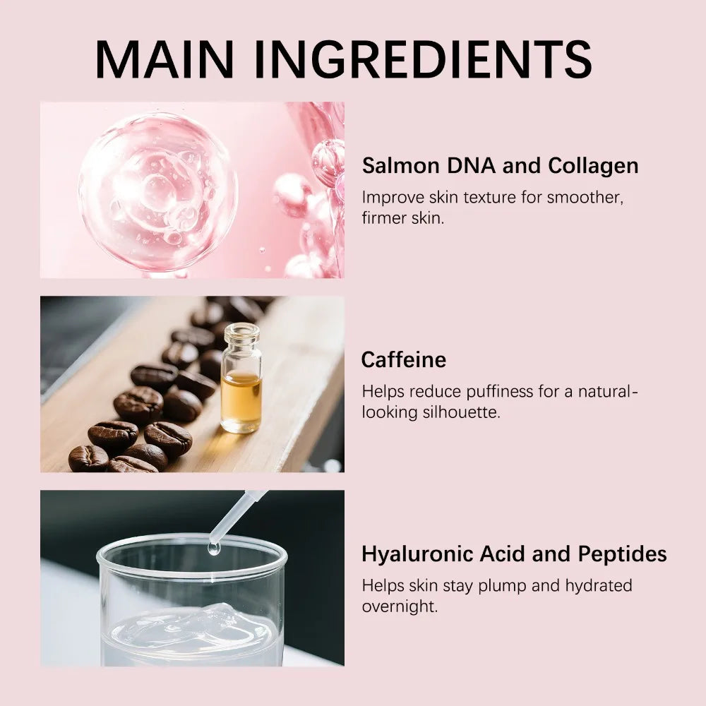 Korean Night Collagen Sleep Mask: Gently Firms, Reduces Puffiness for Refined Contours & Glass-Like Skin Pi-Mart
