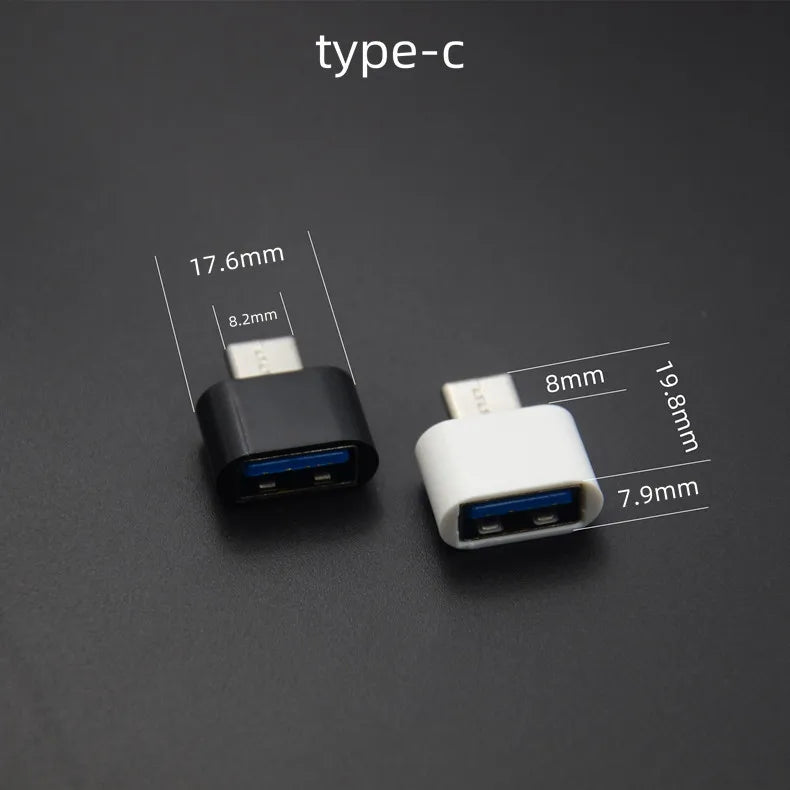 1/10/pcs USB 3.0 OTG Adapter Type-C/Micro USB Male to USB Female Converter for Mobile Phone Tablet Pi-Mart