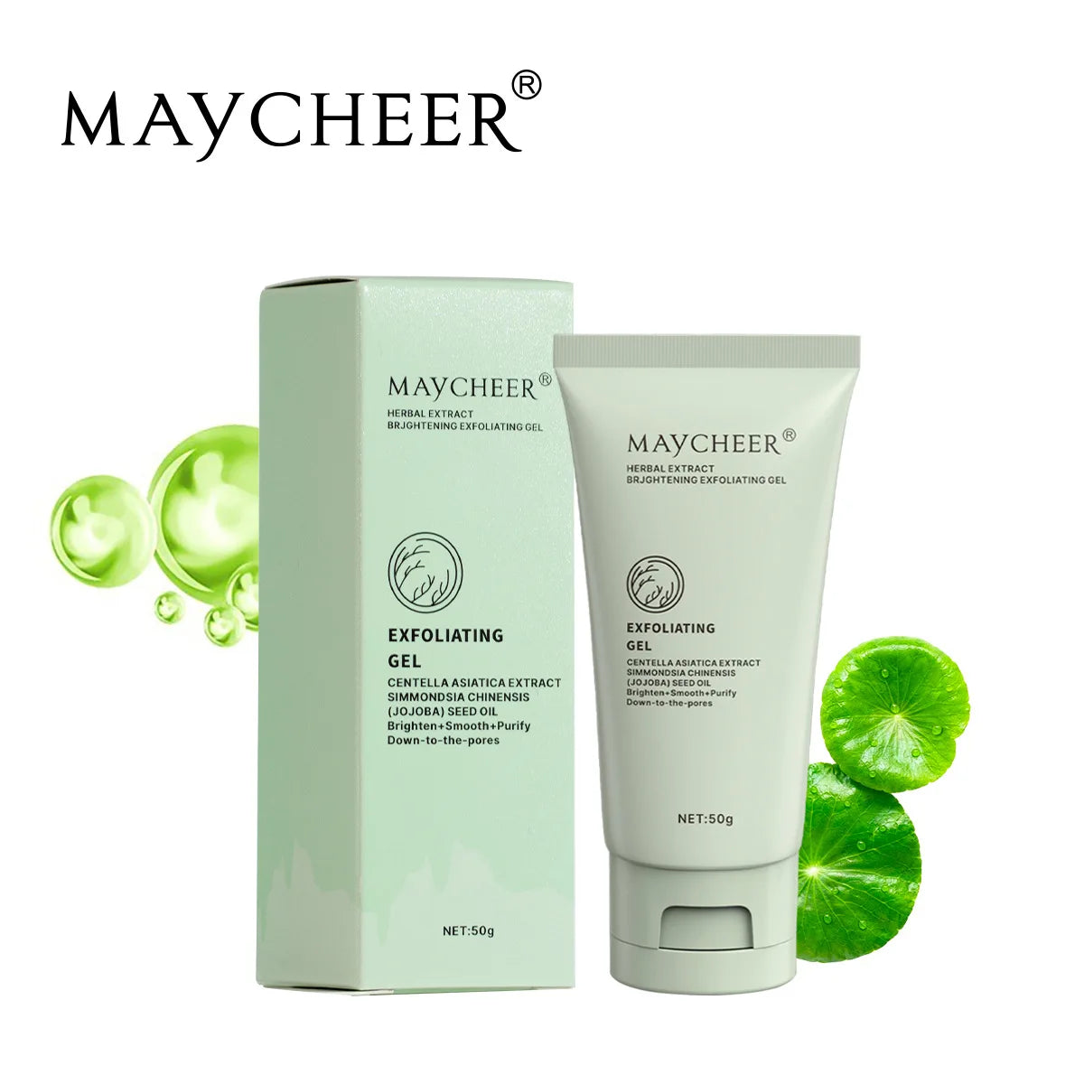 Herbaceous Exfoliating Peeling Gel Facial Scrub Moisturizing Nourishing Repair Scrubs Face Cream Beauty Skin Care Pi-Mart