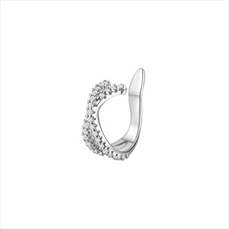 EVISPOL 1Pc Hot Sale Cute Metal Leaf Earcuff Clips On Earring for Women Fake Piercing Cartilage Earrings Ear Ring Without Hole Pi-Mart