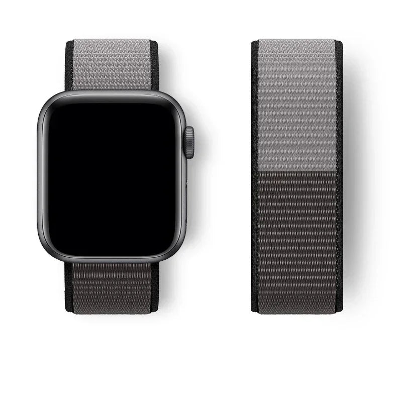Nylon Sport loop Strap For Apple Watch Band 44mm 42/40mm 45mm  38/41mm pride Bracelet iwatch Ultra2 49mm Series 9 8 se 7 6 5 4 3 LadyShow.Store