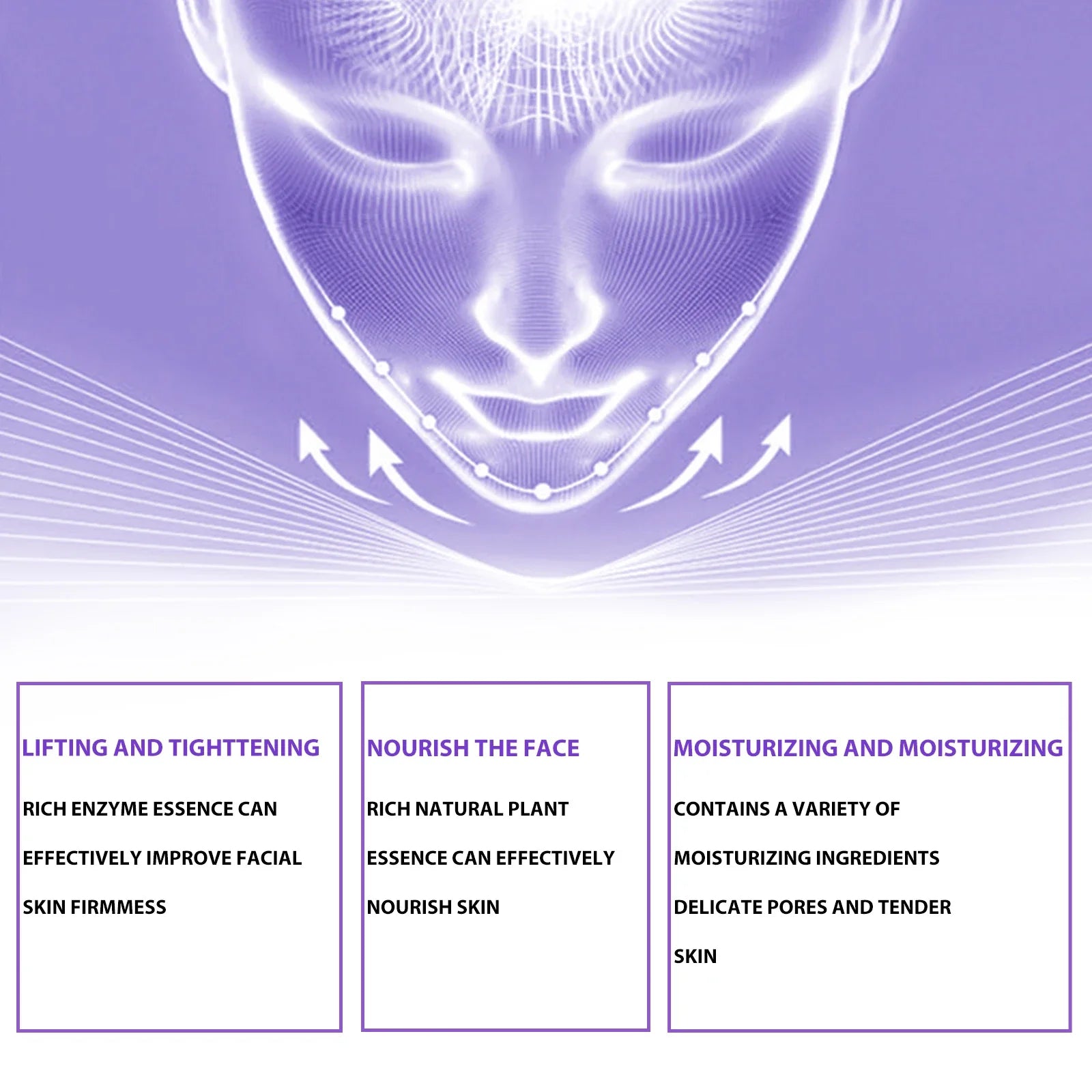 V-Shape Firming Face-lift Slimming Mask Removal Masseter Muscle Double Chin Face Fat Burning Anti-aging Beauty Products New Tri Light Beauty