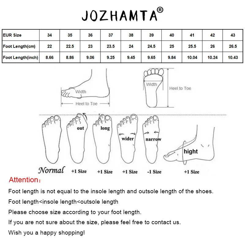 JOZHAMTA Size 34-43 Women Real Leather Casual Flats Slippers Comfort Slides Sandals Soft  Fashion 2025 Daily Home Outdoor Pi-Mart