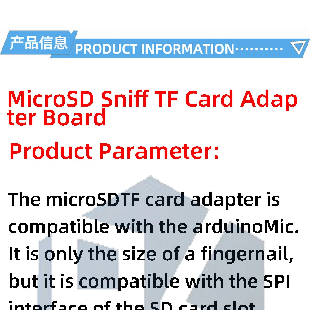 1~3PCS Micro SD Sniffe TF card spi  adapter board module for arduino Pi-Mart