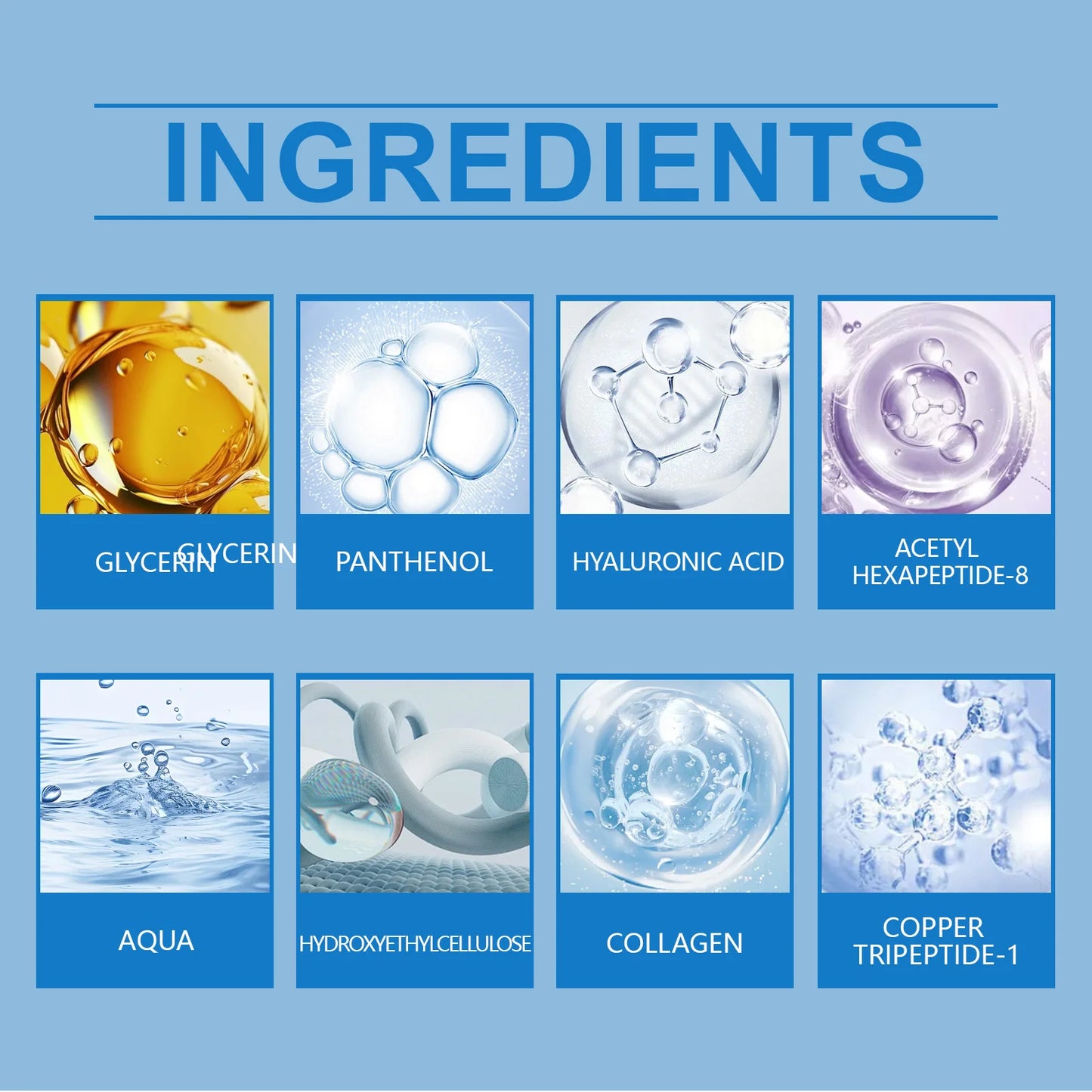 Collagen Polypeptide Essence Fade Fine Lines Lifting Firming Moisturizing Skin Care Tightening Skin Nourishing Facial Serum Pi-Mart