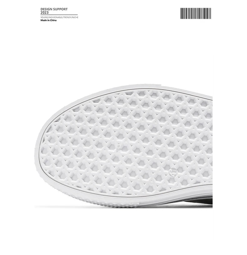 Canvas shoes four seasons men's casual shoes students flat shoes fashion soft-sole outdoor walking shoes youth Joker board shoes Pi-Mart