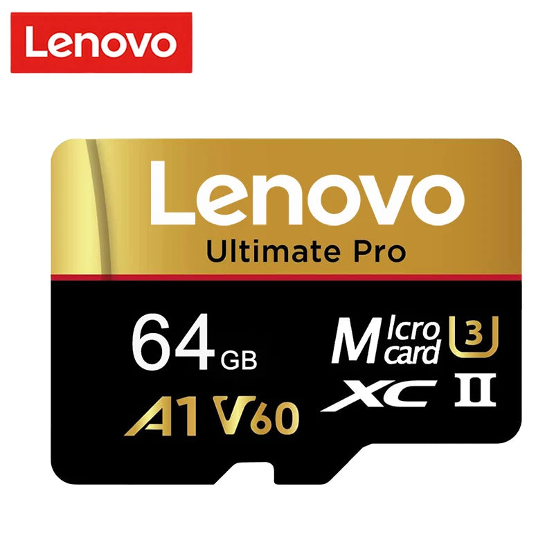 Lenovo SD Memory Card 128GB 256GB 512GB 1TB Micro SD Card V60 U3 Flash Cards TF Card Memory Microsd For Insta360 DJI Drone Pi-Mart