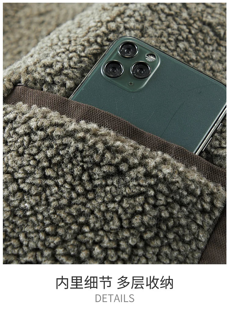 New Fashion Men Hooded Fleece Warm Down Jackets Casual Fit Coats Quality Male Cotton Multi-pockets Cargo Jackets Tooling Coats 4 Pi-Mart