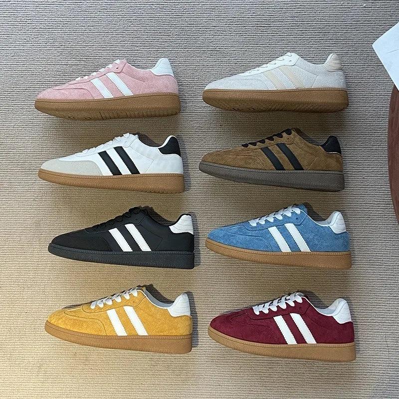 Autumn Women Casual Sports Shoes 2025 Comfortable Non Slip Outdoor Casual Shoes Soft Sole Retro Female Sneakers Zapatos Mujer Pi-Mart
