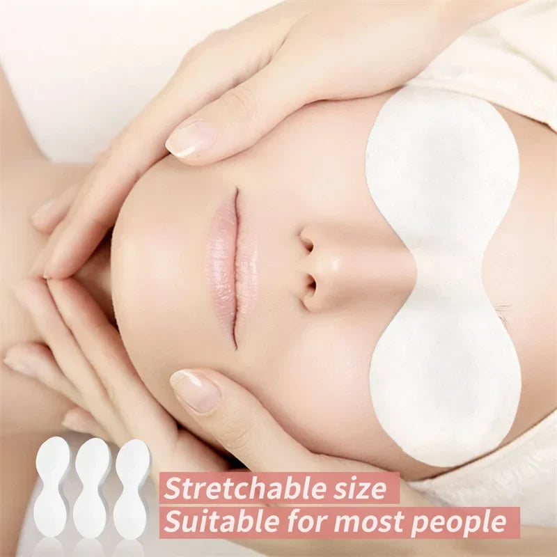 1000/500pcs Cotton Eye Mask Paper Disposable DIY Natural Cotton Eye Paper Essential Product Ultrathin Eye Pads Skin Care Tools Tri Light Beauty