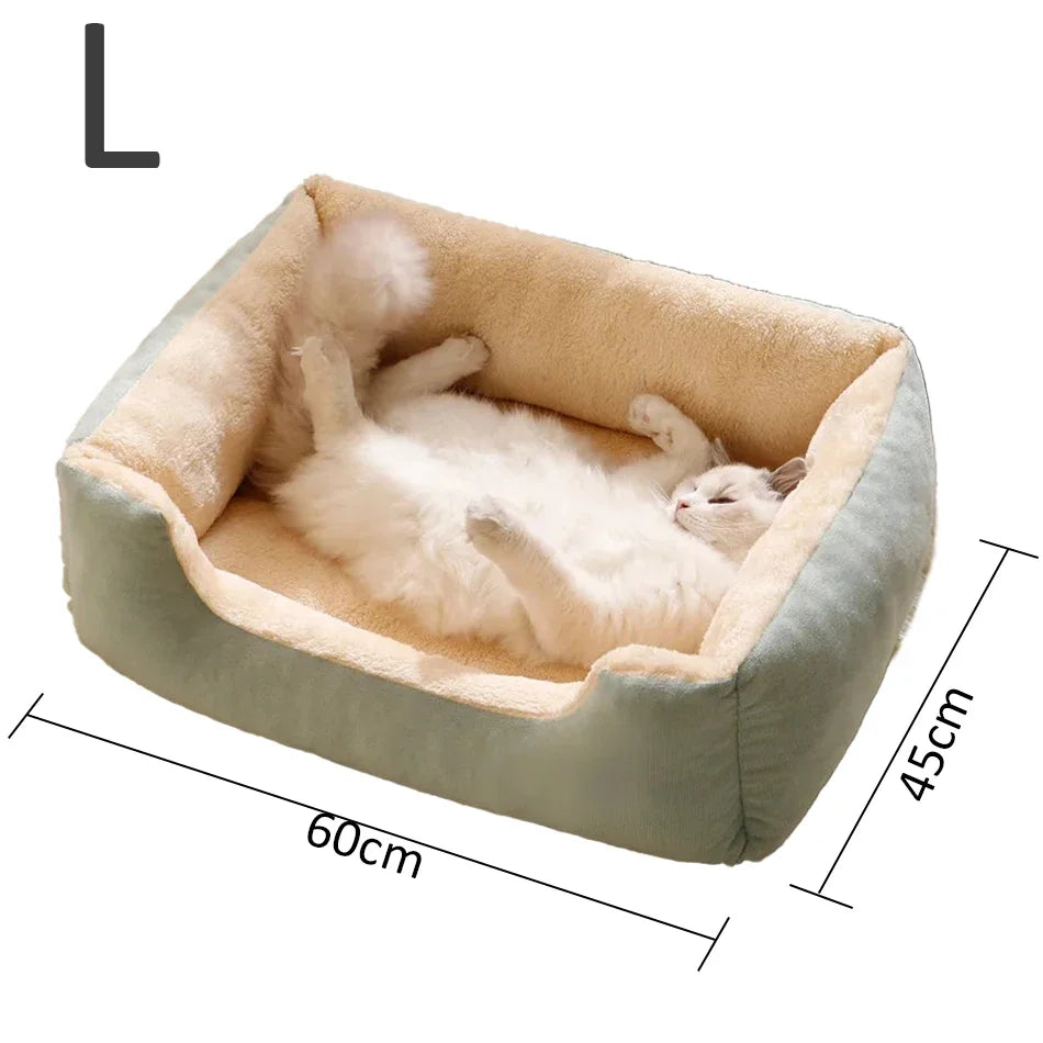 Bed for Cats Pet Products Cushions Kitten Goods Accessories Dog All Houses Supplies Things Accessory Habitats Basket House Beds Pi-Mart