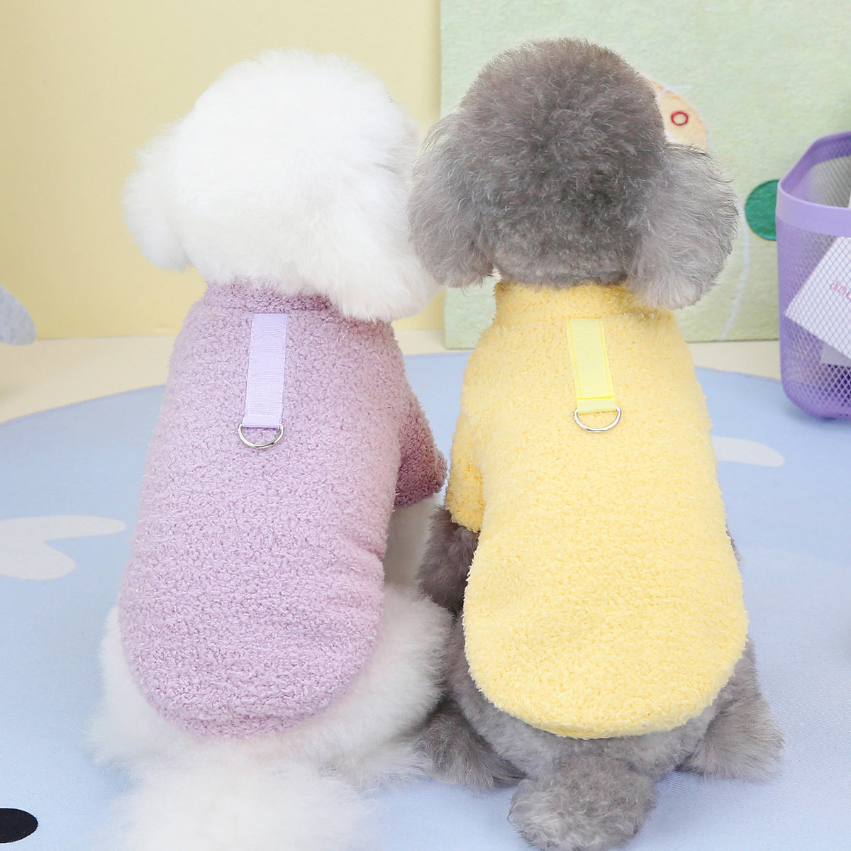 Winter Dog Sweater Warm Plush Dog Clothes for Small Medium Dogs Cats Soft Puppy Coat Jacket Chihuahua Teddy Costums Dog Supplies Pi-Mart