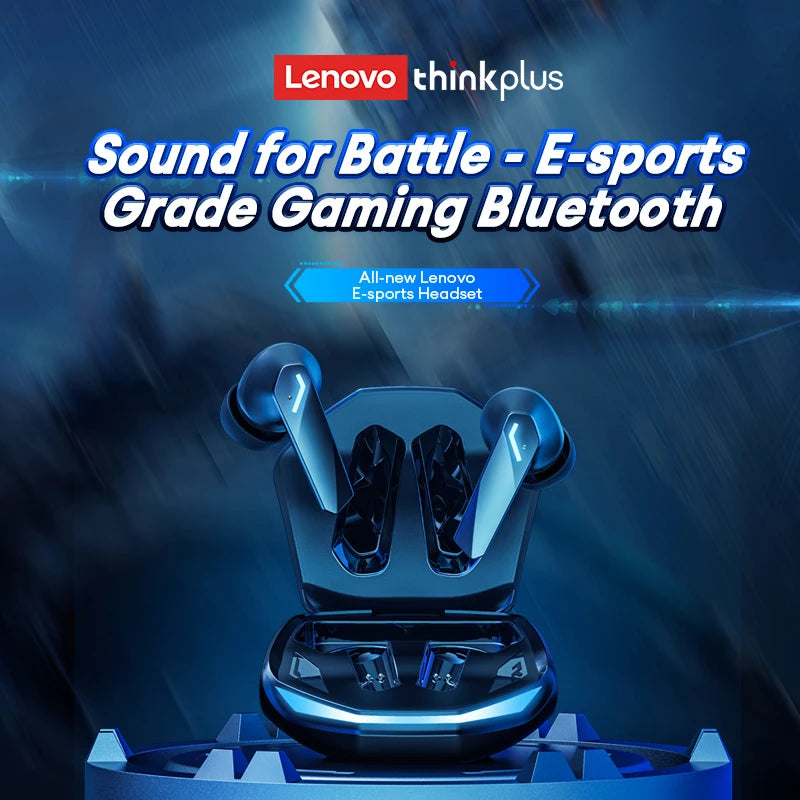 Choice Lenovo GM2 Pro Wireless Bluetooth Headset Gamer Earbuds Wireless Headphones Music Dual Mode Earbuds Music Sport Bluetooth Pi-Mart