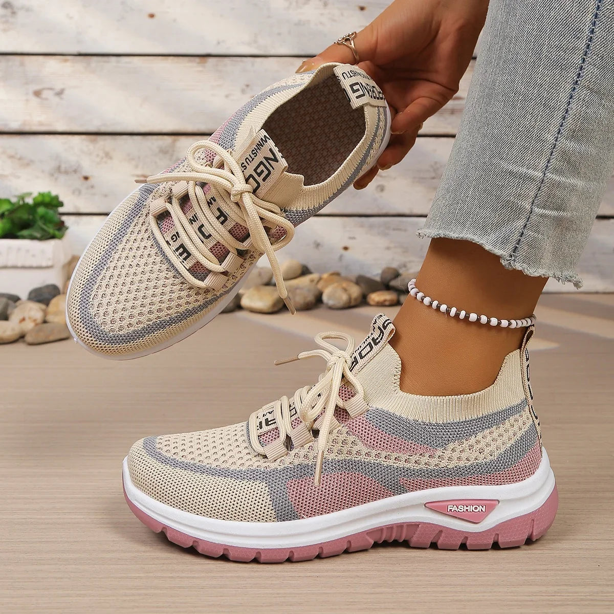 Women's Shoes Double-Color Work Shoes for Ladies, Single Shoes Casual Sneaker Shoes Woman 2026 Free Shipping Shoes LadyShow.Store