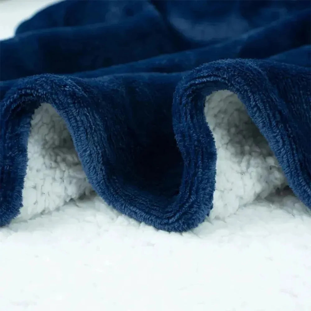 180cm Super Long Flannel Blanket Pyjamas with Sleeves Winter Hoodies Sweatshirt Women Men Pullover Fleece Giant Oversized Outdoo Pi-Mart