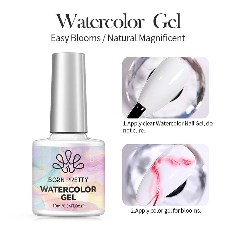 BORN PRETTY 10ml Jelly Nude Gel Nail Polish 50 Colors Semi Transparent Nail Art Nail Supplies Soak off UV LED Nails Gel Varnish Tri Light Beauty