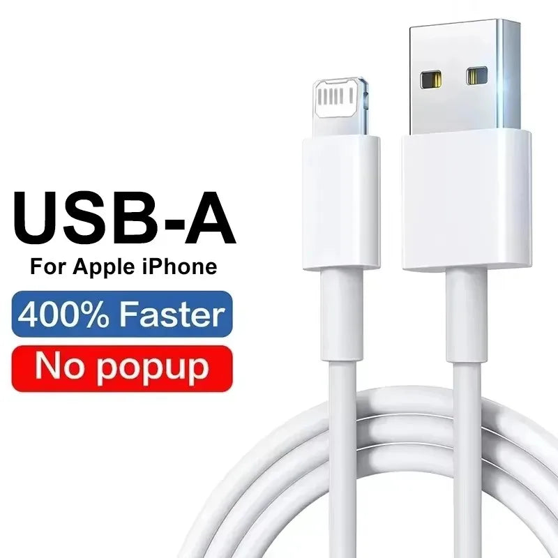 35W PD Original Fast Charging USB Cable For iPhone 11 12 13 14 Pro XS Max XR X 6 6S 7 8 Plus SE USB C Quick Charge Phone Cables Pi-Mart