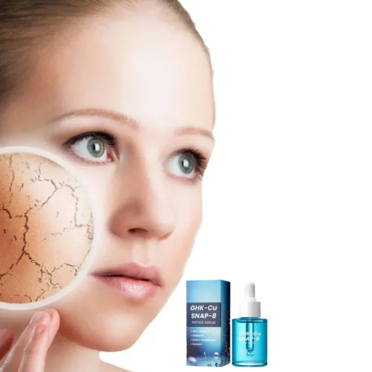 Premium GHK-Cu Copper Peptide SNAP-8 Anti-Aging Essence Fade Fine Lines Lifting Firming Hydration Boost Collagen All Skin Types Pi-Mart