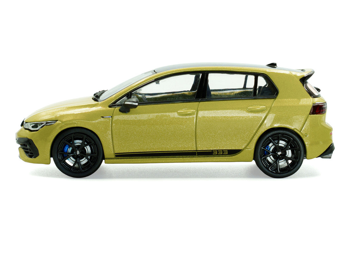 2023 Volkswagen Golf R 333 Limited Edition Lime Yellow Metallic with Black Top 1/43 Diecast Model Car by Solido LuxuryLifeWay Online Store