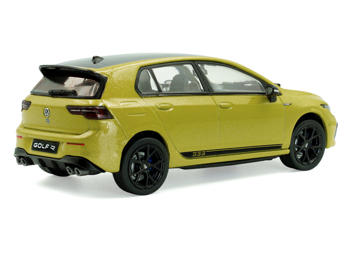 2023 Volkswagen Golf R 333 Limited Edition Lime Yellow Metallic with Black Top 1/43 Diecast Model Car by Solido LuxuryLifeWay Online Store