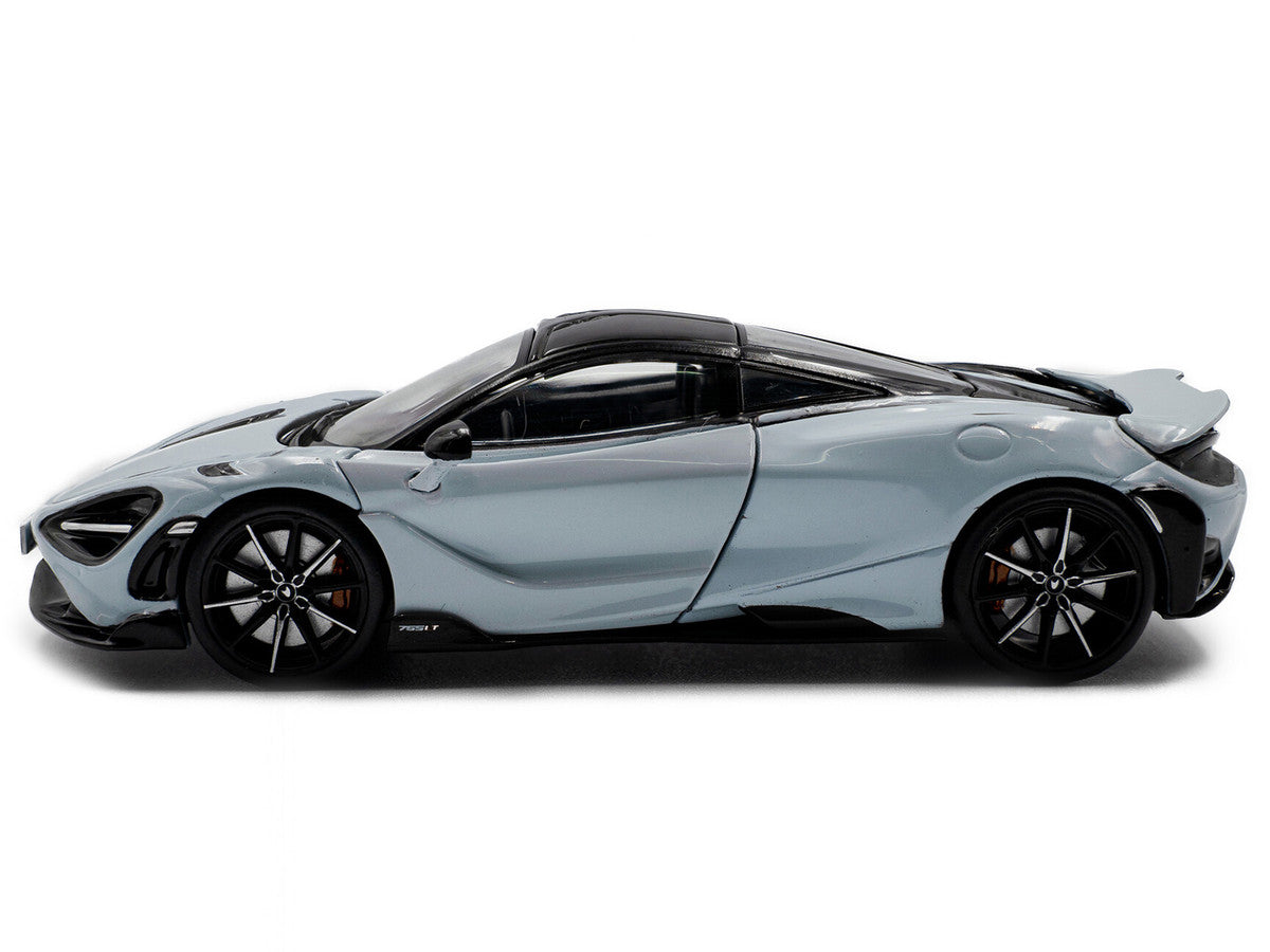 2020 McLaren 765LT Ceramic Gray with Black Top 1/43 Diecast Model Car by Solido LuxuryLifeWay Online Store