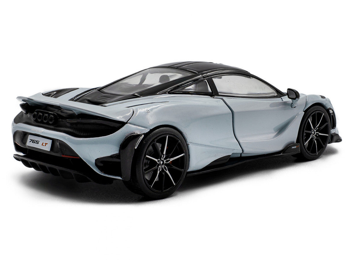 2020 McLaren 765LT Ceramic Gray with Black Top 1/43 Diecast Model Car by Solido LuxuryLifeWay Online Store